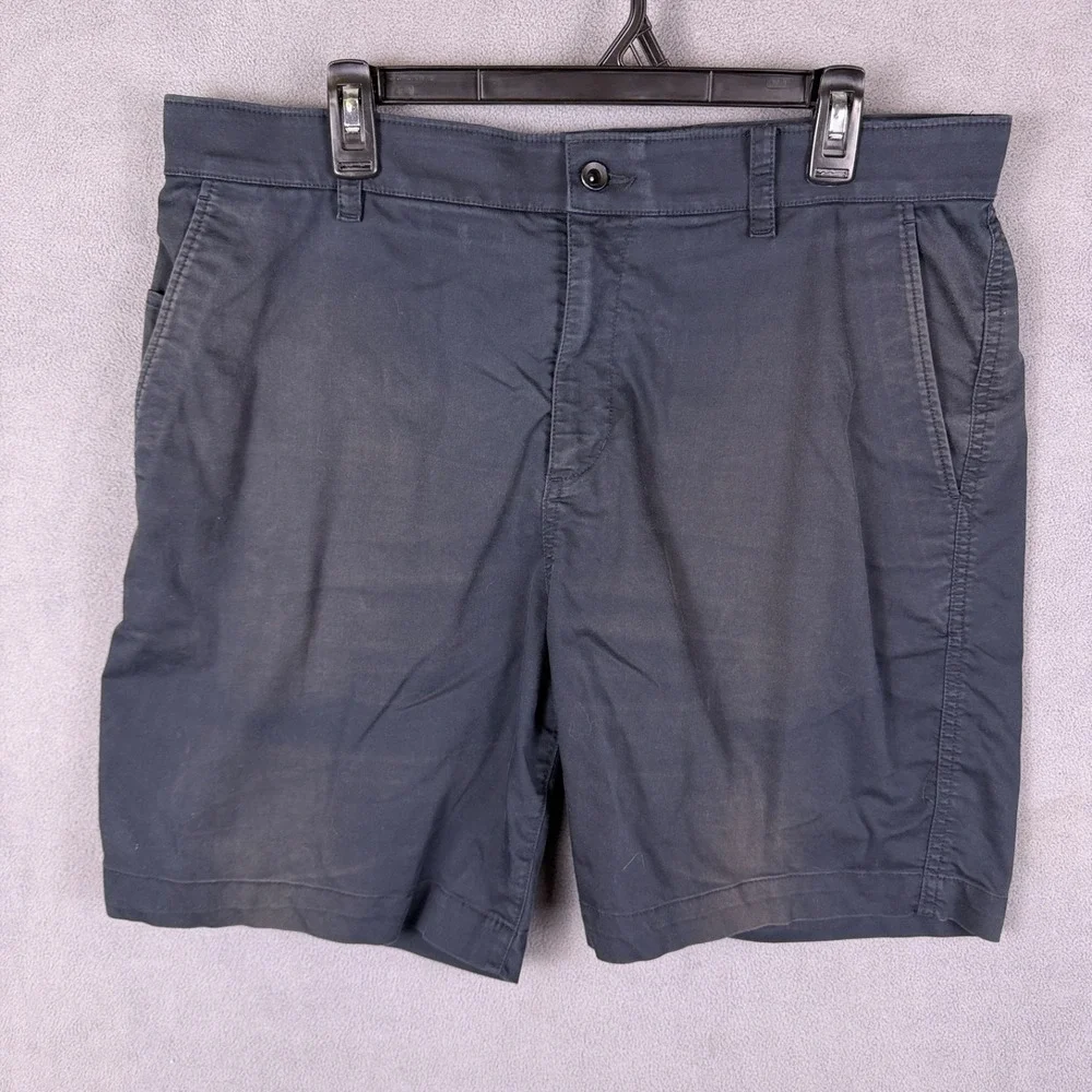 Nike Mens Shorts Sz 36 Dri-FIT UV Golf Chino Shorts Dark‎ Gray Sun Faded